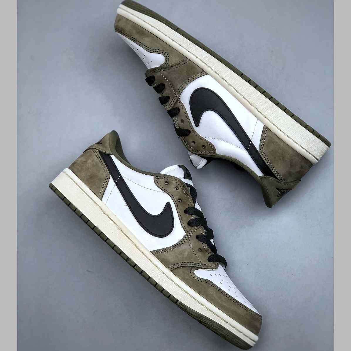 Air Jordan 1 Low OG “Medium Olive” HQ6998-200 - DopestKickz