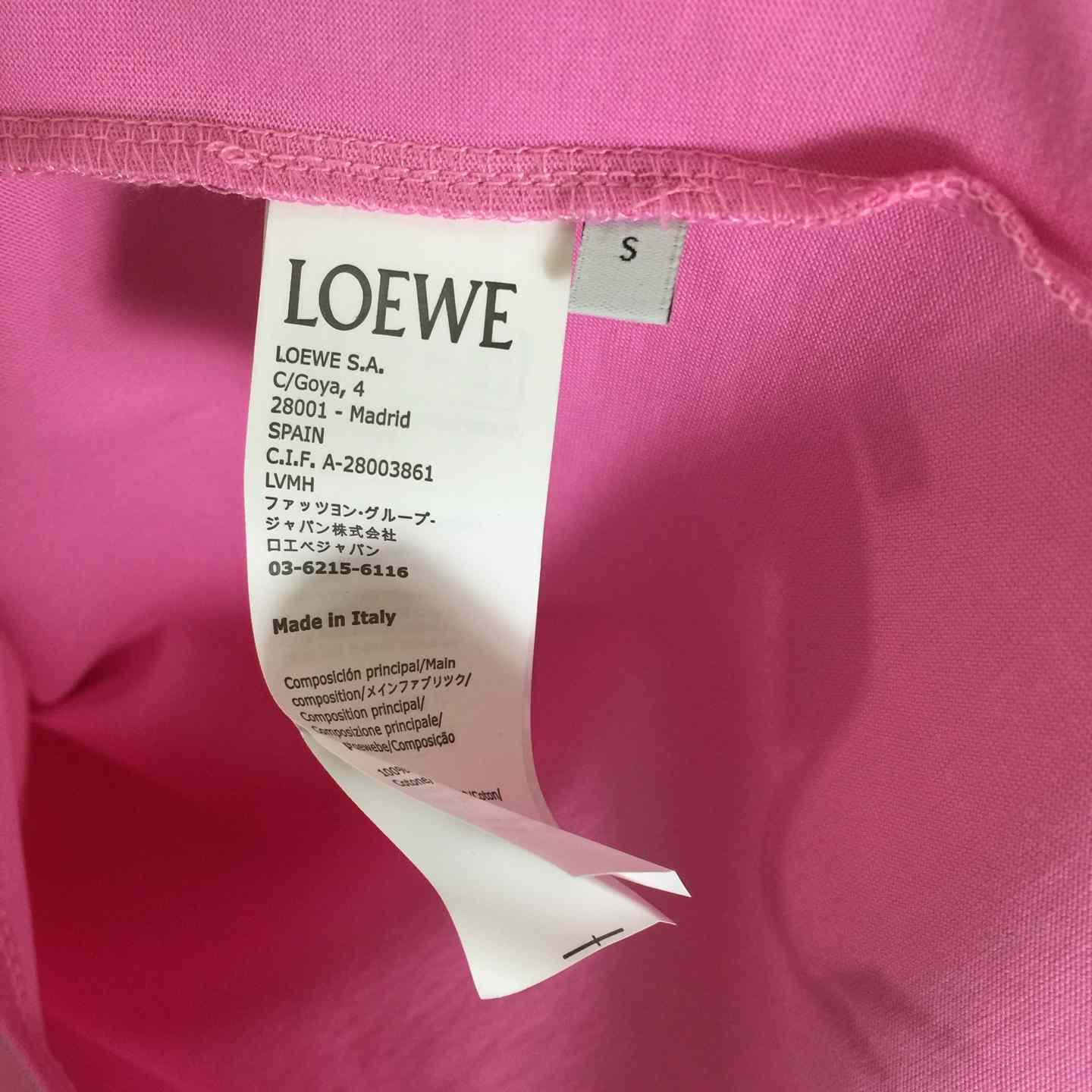 Loewe Relaxed Fit T-shirt In Cotton - DopestKickz