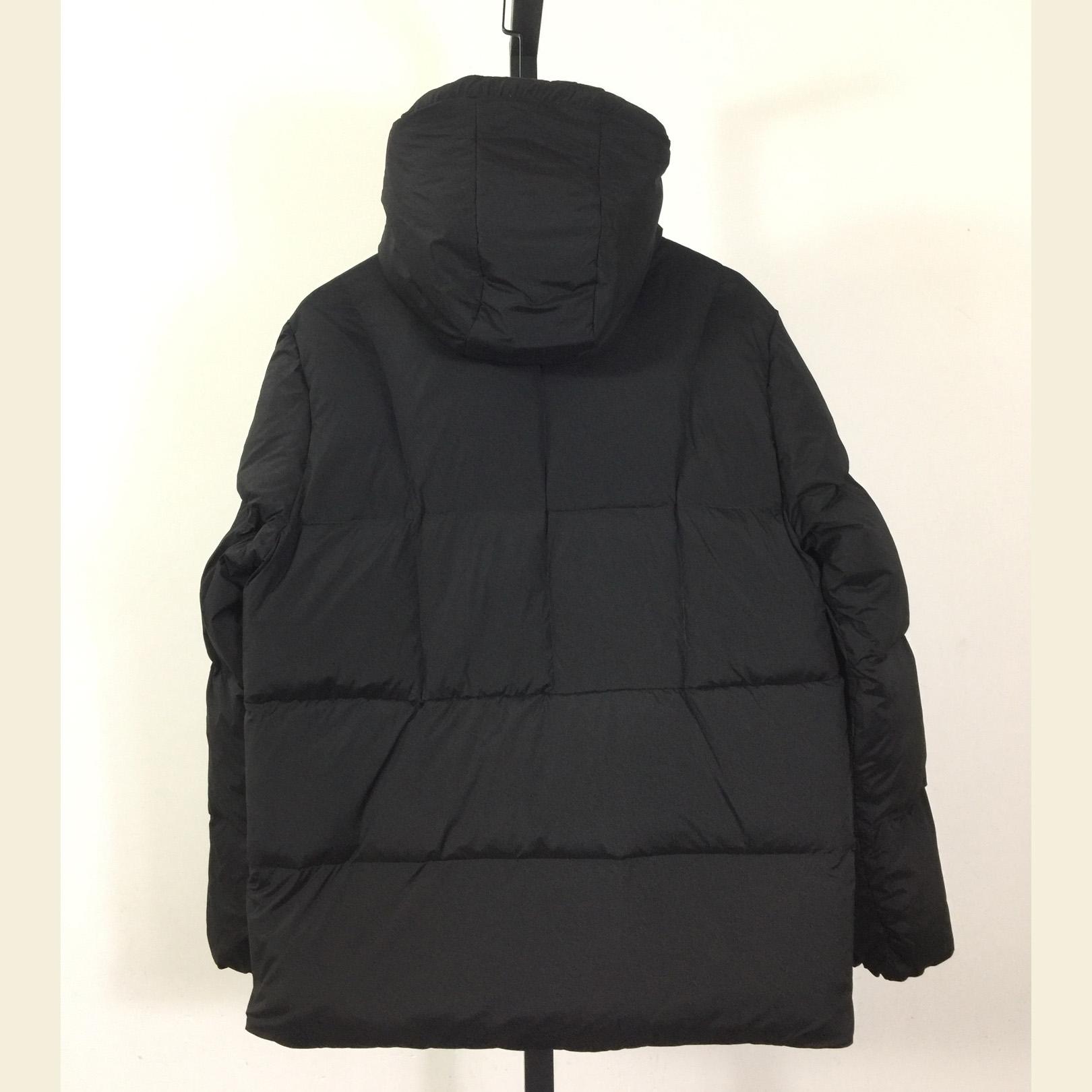 Moncler Fusain Hooded Short Down Jacket - DopestKickz