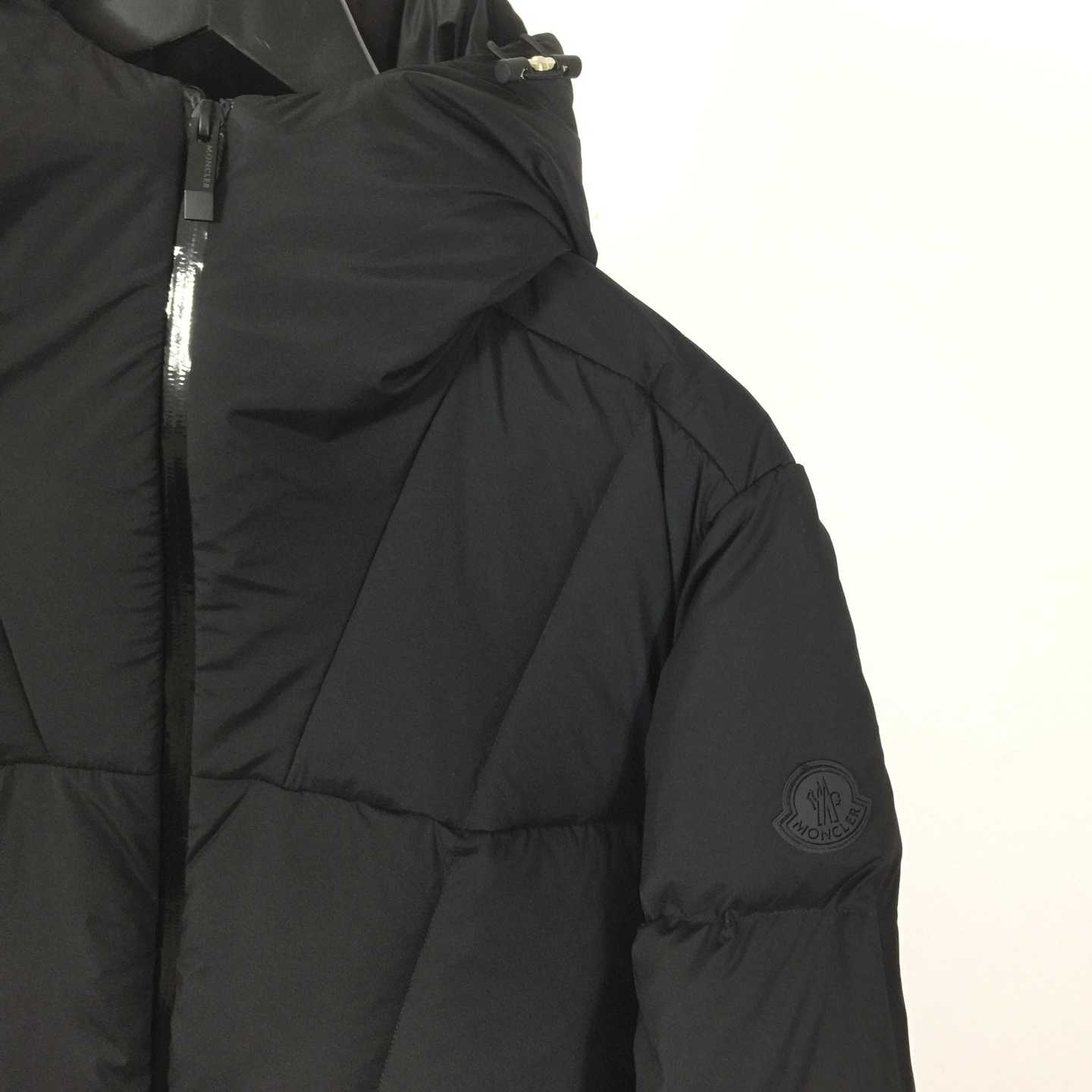 Moncler Fusain Hooded Short Down Jacket - DopestKickz