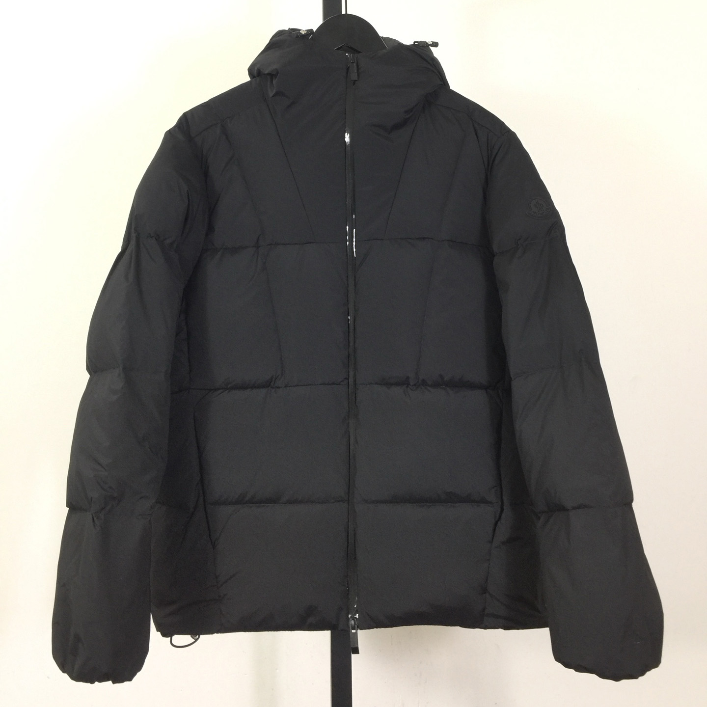 Moncler Fusain Hooded Short Down Jacket - DopestKickz