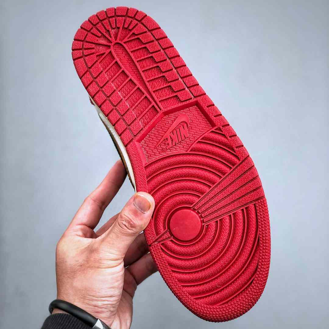 Air Jordan 1 Low “UN White/Red” Lifestyle Sneakers HQ6998-6001 - DopestKickz