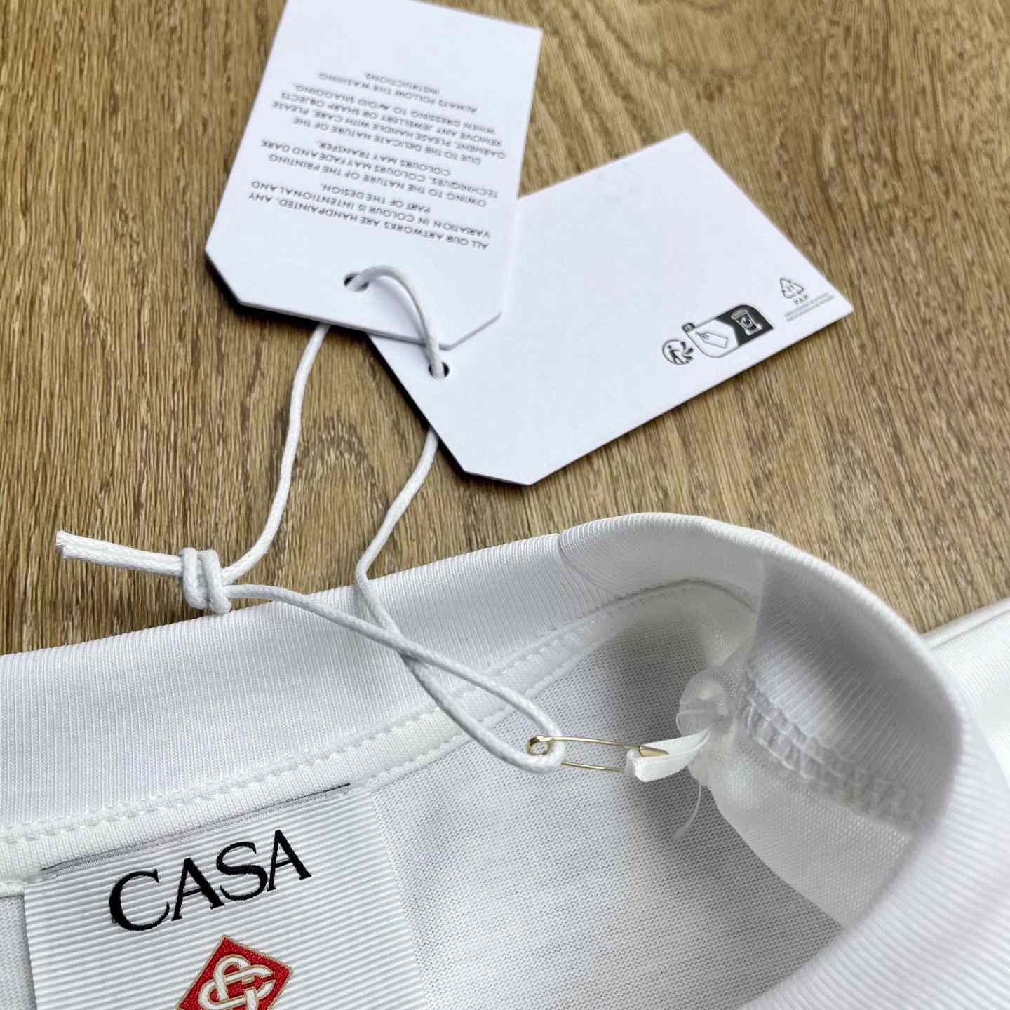 Casablanca Logo-patch Cotton T-shirt   C1076 - DopestKickz