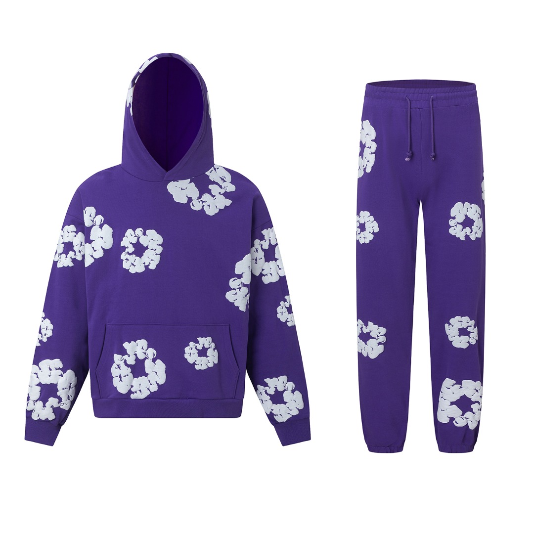 Denim Tears Cotton Hoodie And Sweatpant - DopestKickz