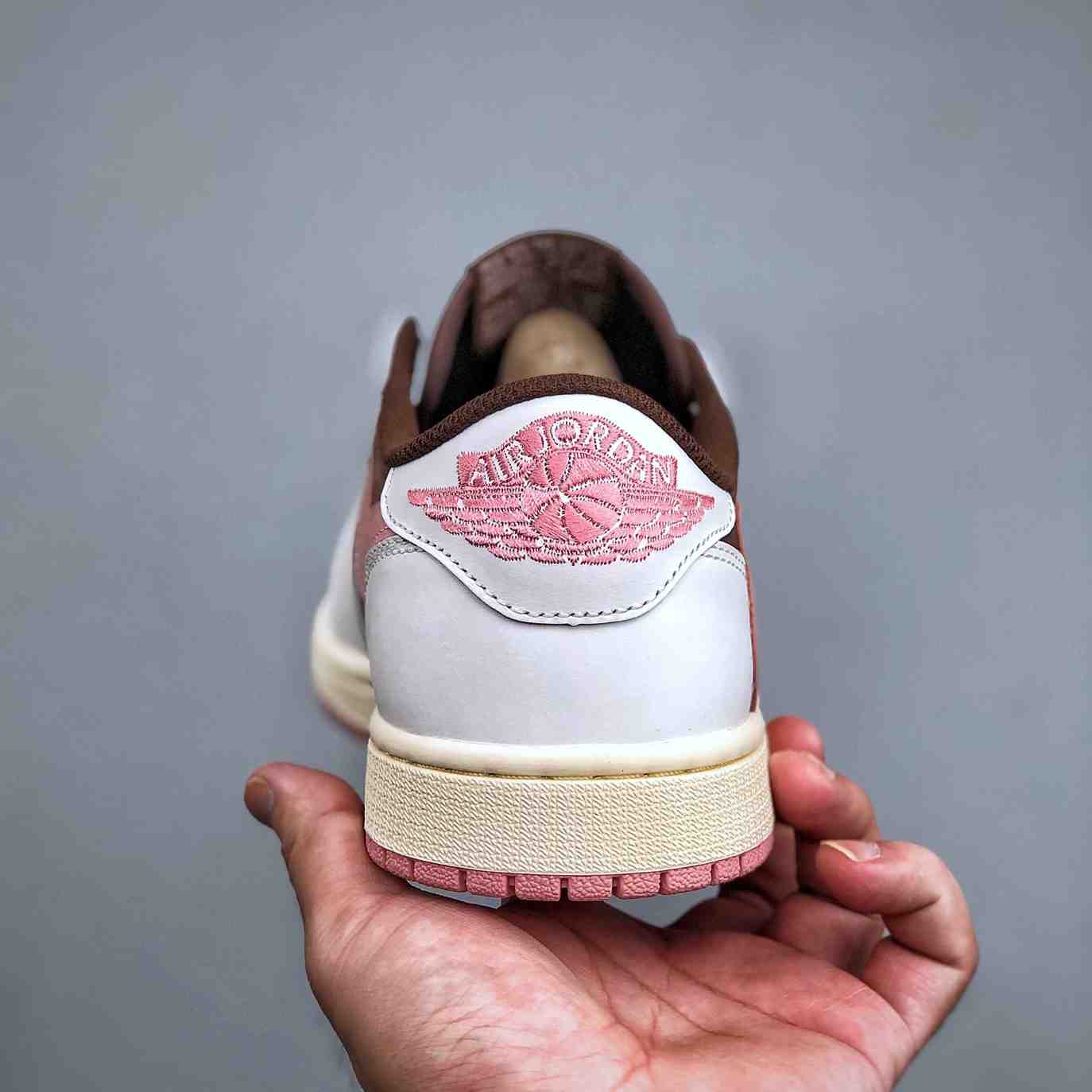 Travis Scott x Air Jordan 1 Low OG “Pink Reverse Swoosh” – Style Code DZ4137-206 - DopestKickz