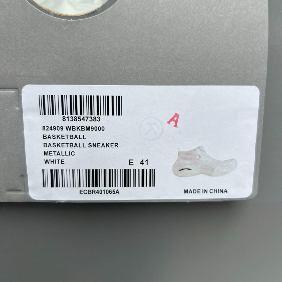 Balenciaga Basketball Sneaker In White  - DopestKickz