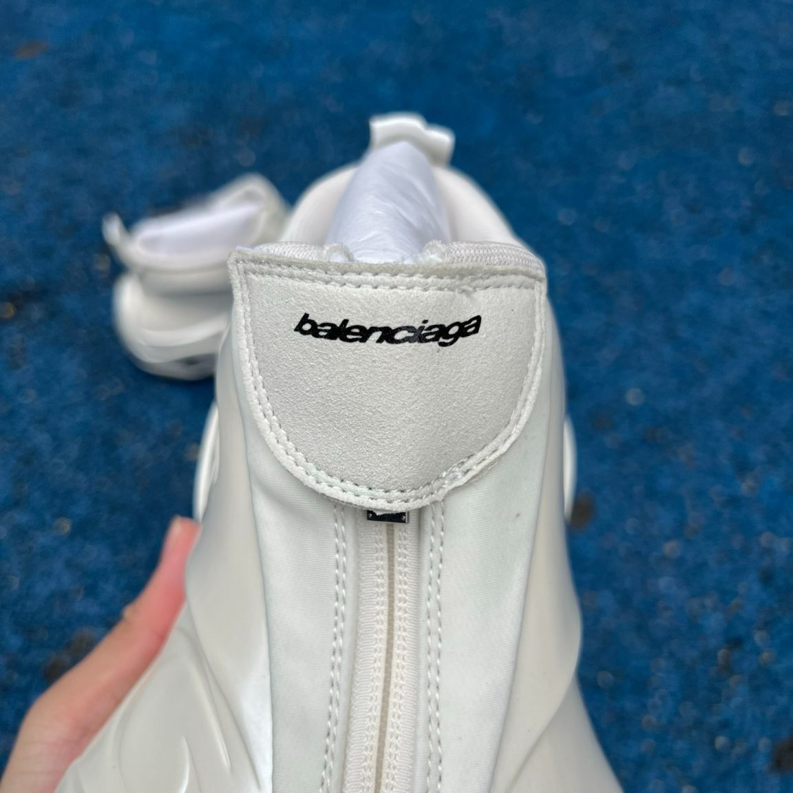 Balenciaga Basketball Sneaker In White  - DopestKickz