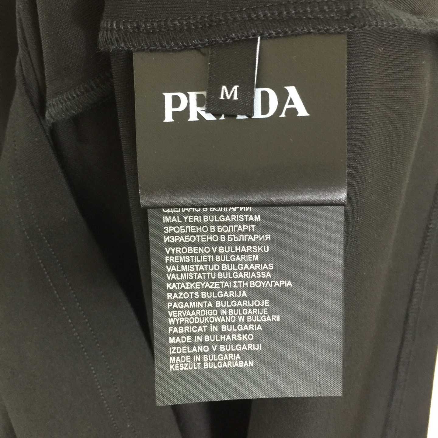Prada Logo Cotton Tee - DopestKickz