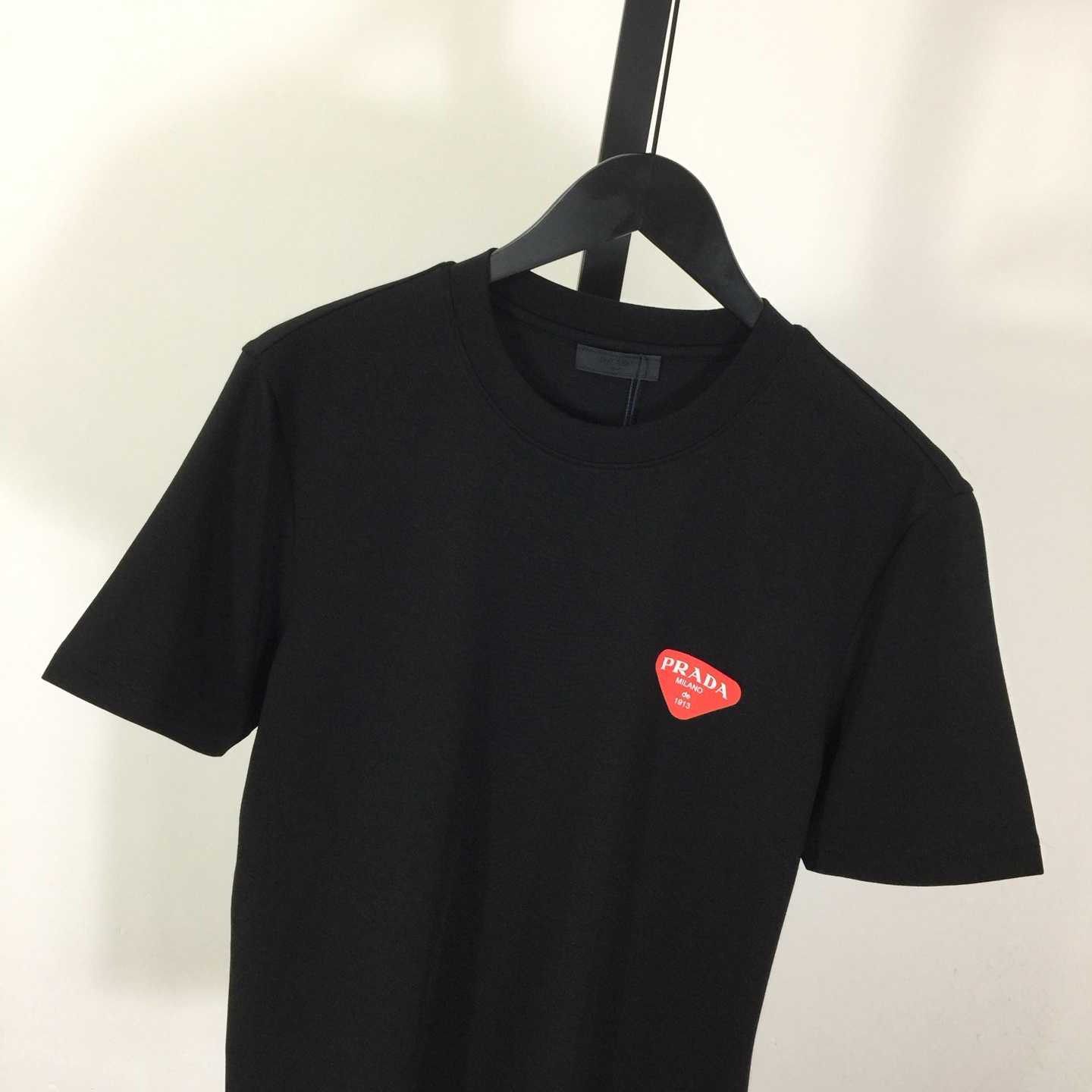 Prada Logo Cotton Tee - DopestKickz