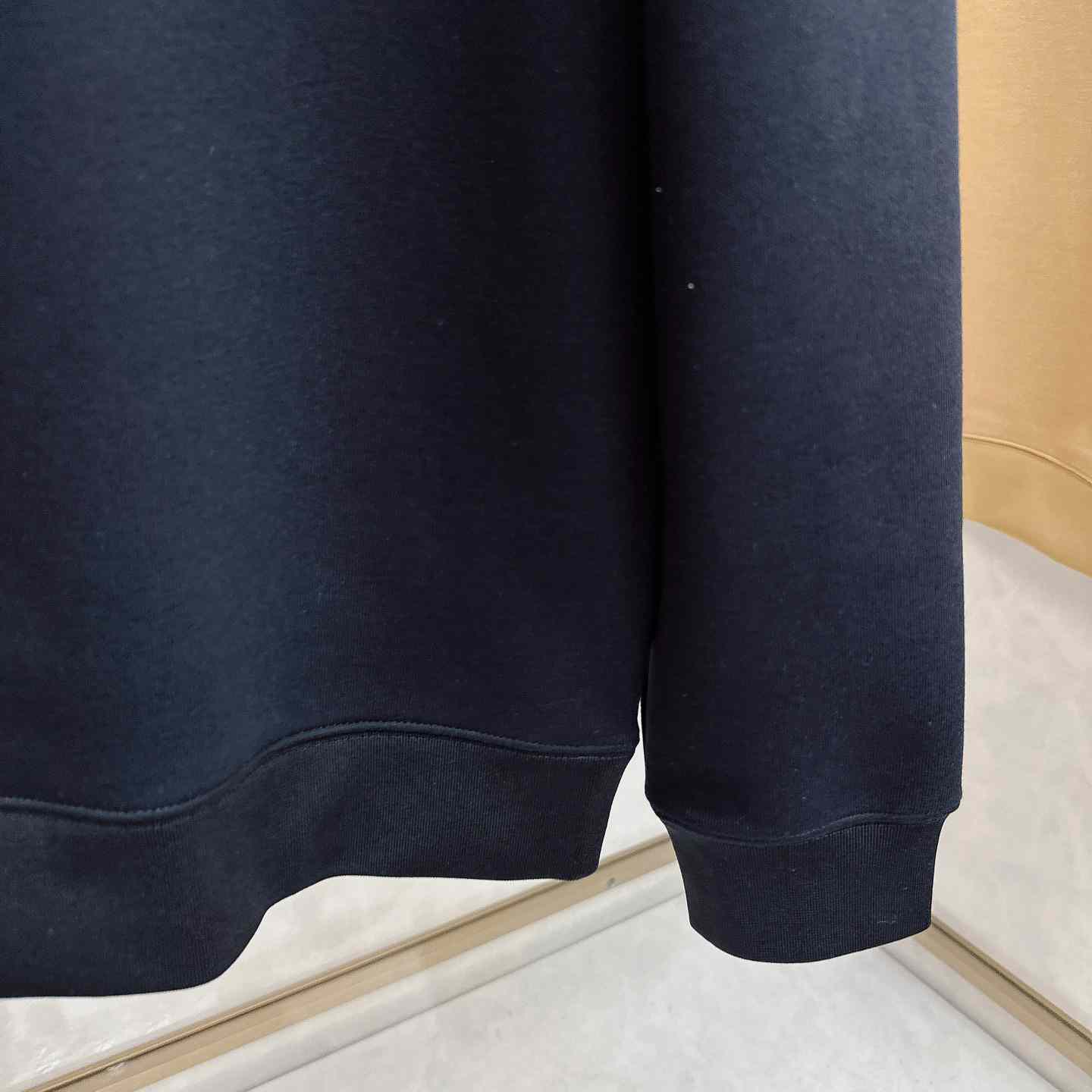 Burberry Check Collar Cotton Half-zip Sweatshirt - DopestKickz