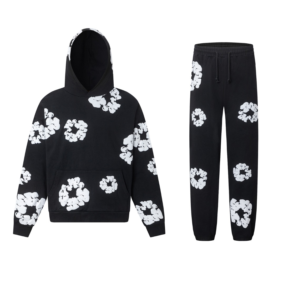 Denim Tears Cotton Hoodie And Sweatpant - DopestKickz