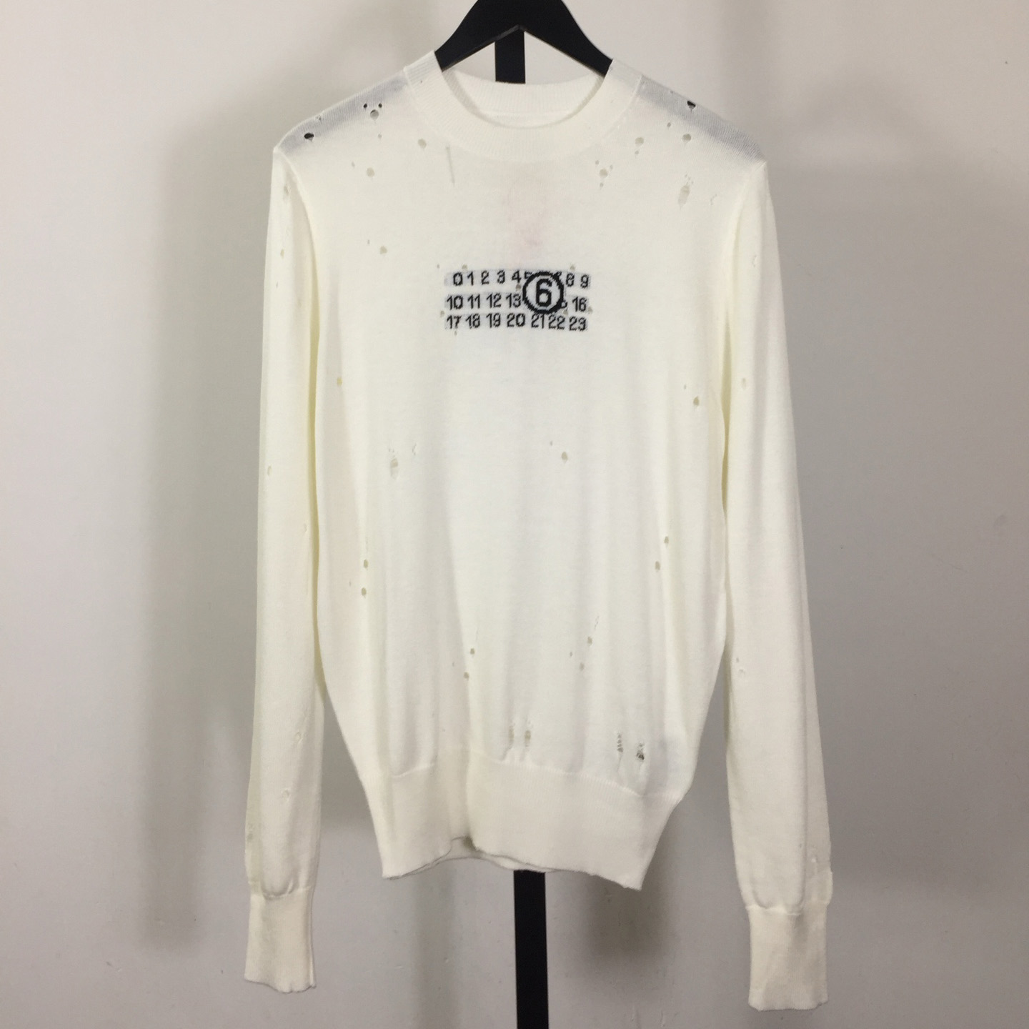 MM6 Maison Margiela Numbers-motif Sweater - DopestKickz