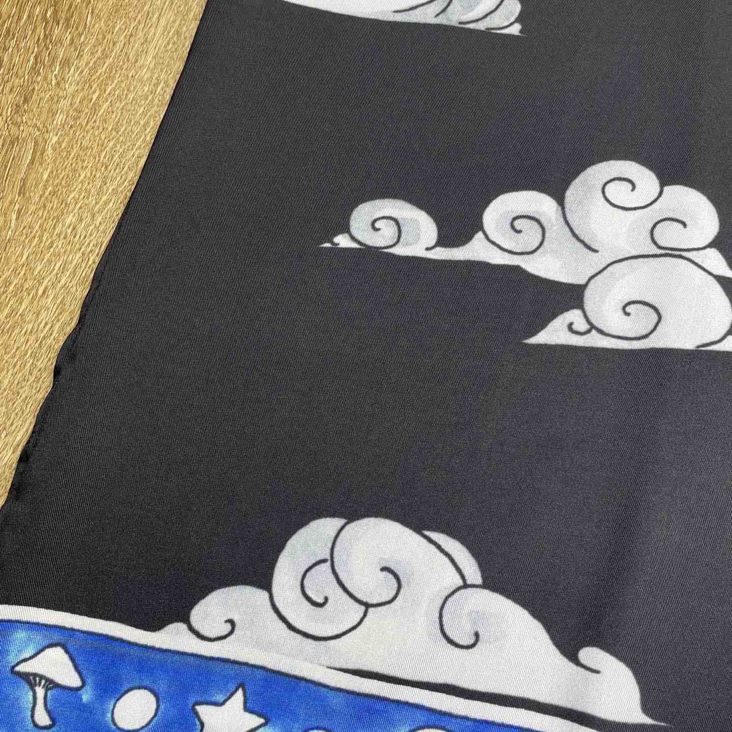 Casablanca The Four Elements Long Sleeve Silk Shirt   CA3546 - DopestKickz