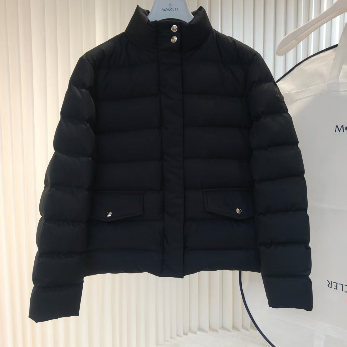 Moncler Bessettes Short Down Jacket - DopestKickz