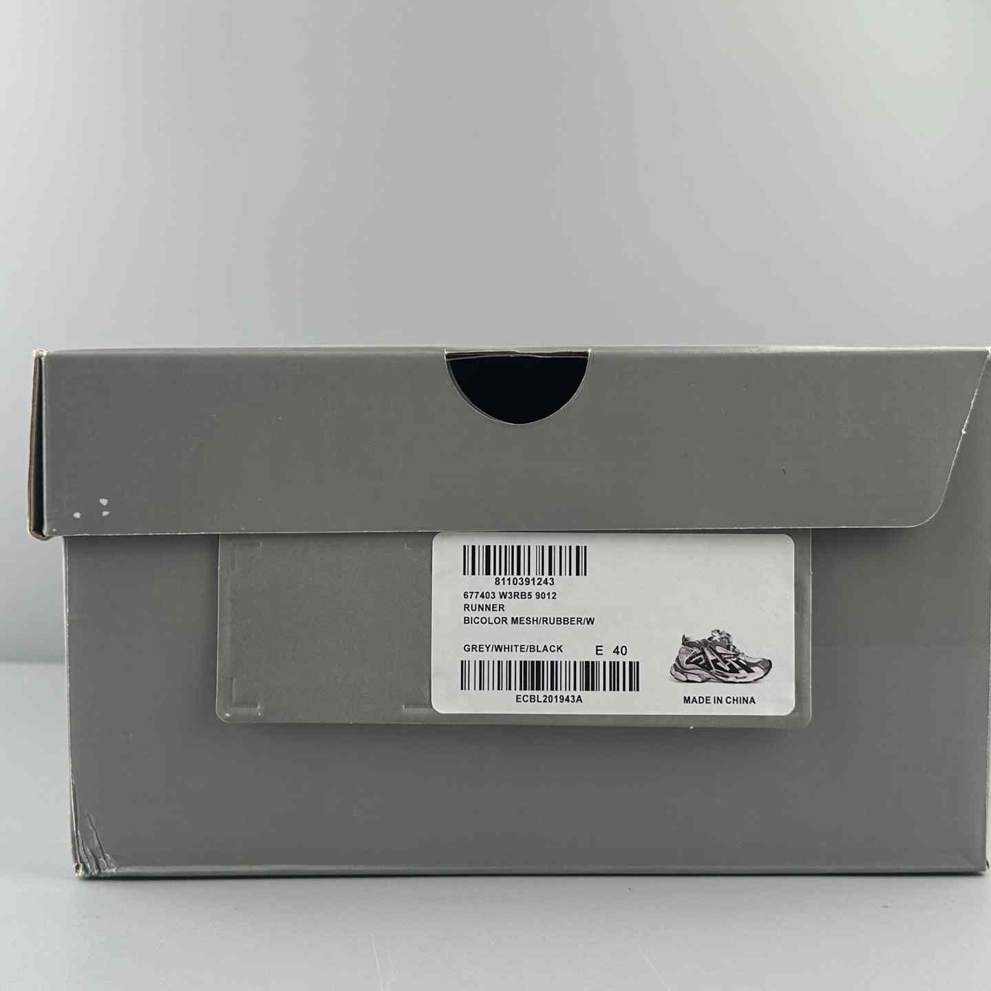 Balenciaga Runner Sneaker In Grey, White And Black - DopestKickz