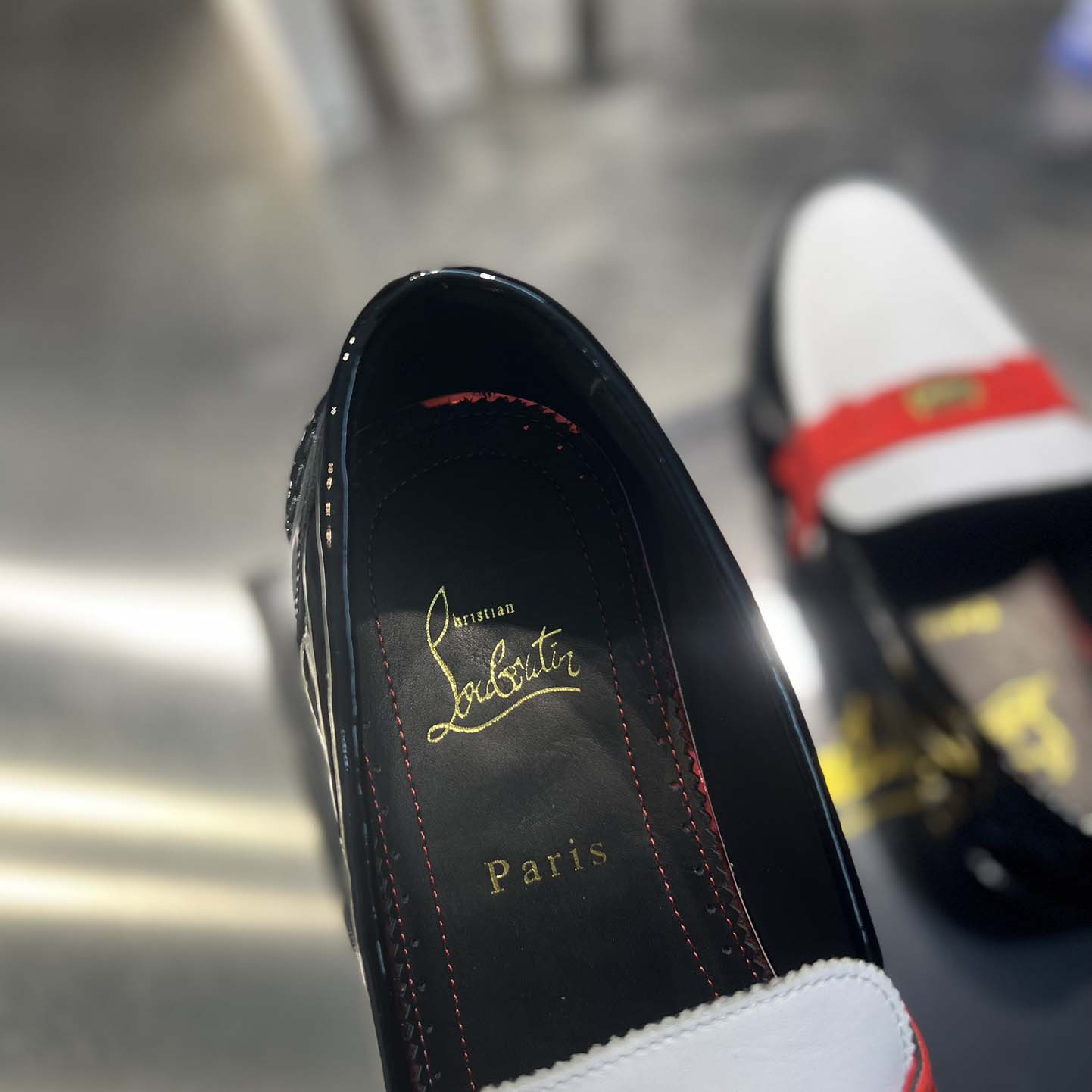 Christian Louboutin Penny Loafers - Patent calf leather  - DopestKickz