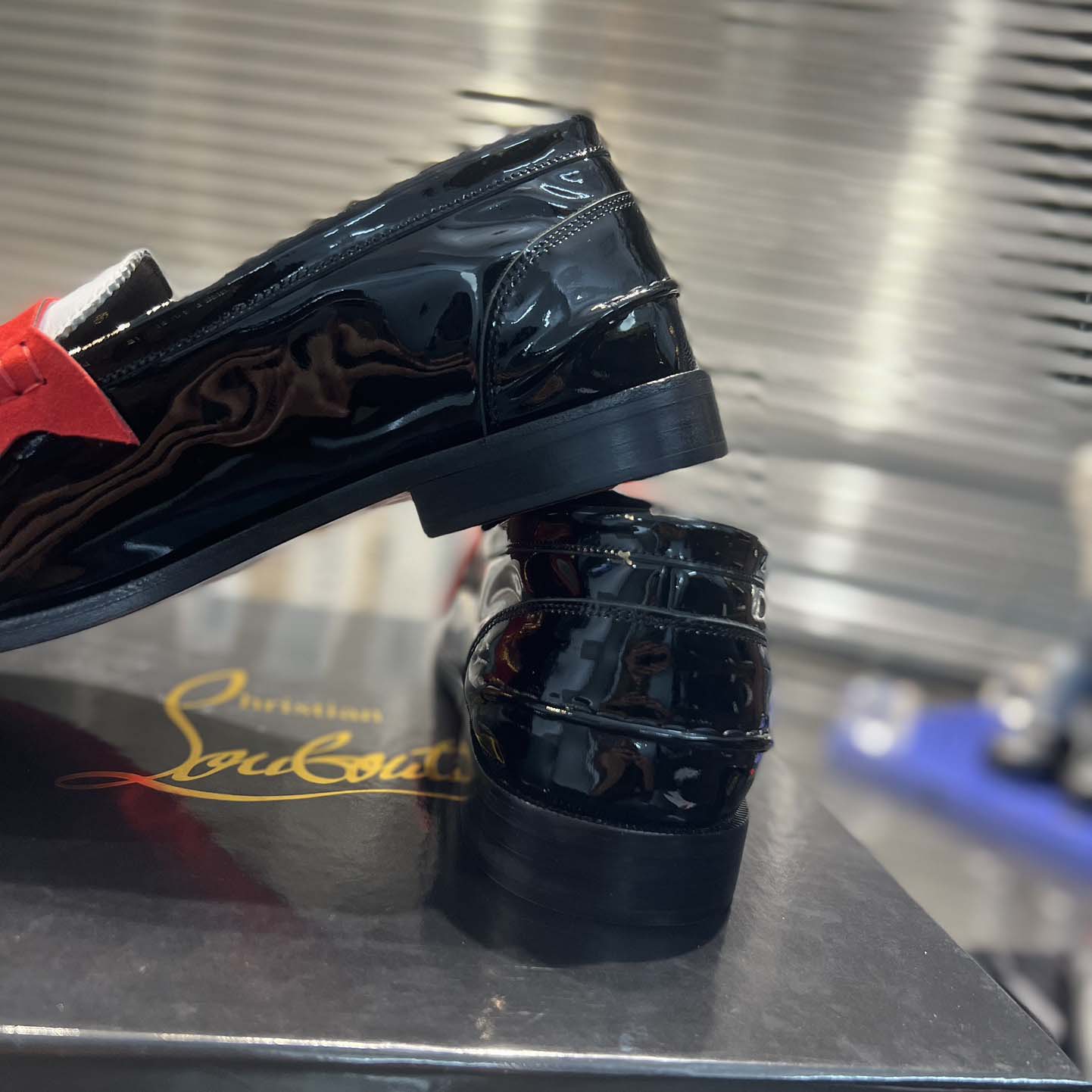 Christian Louboutin Penny Loafers - Patent calf leather  - DopestKickz