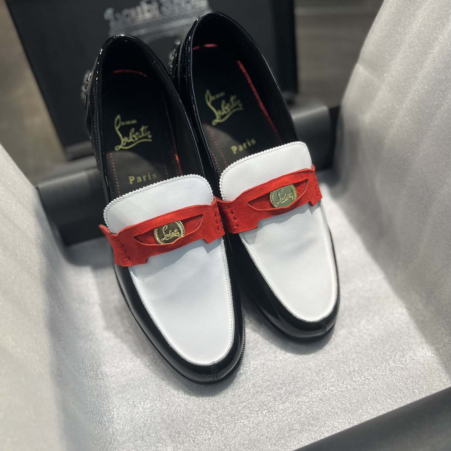 Christian Louboutin Penny Loafers - Patent calf leather  - DopestKickz