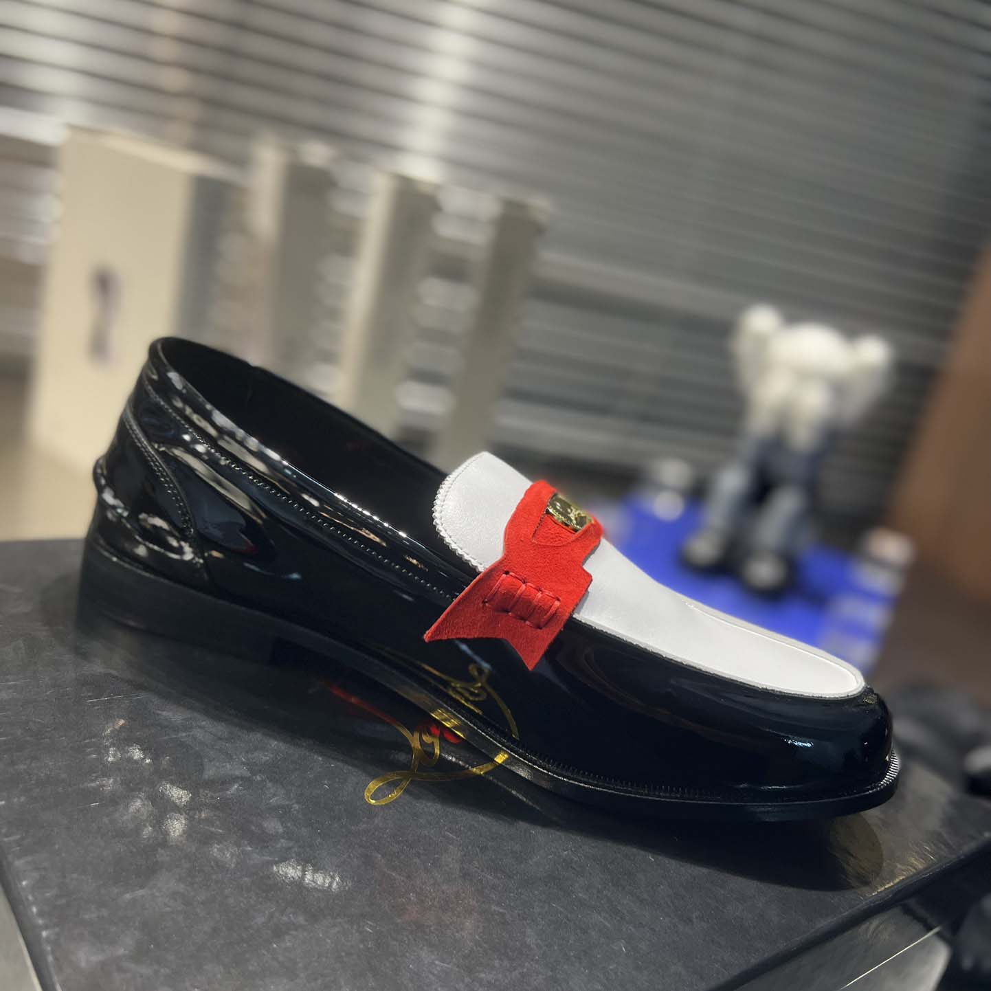 Christian Louboutin Penny Loafers - Patent calf leather  - DopestKickz