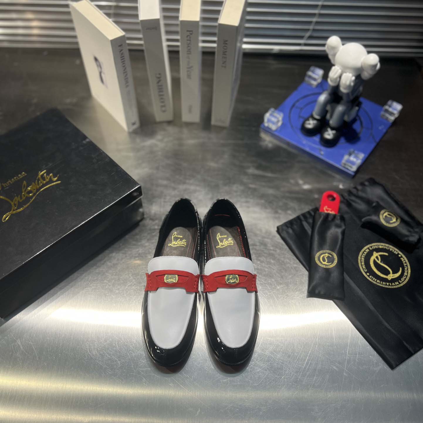 Christian Louboutin Penny Loafers - Patent calf leather  - DopestKickz