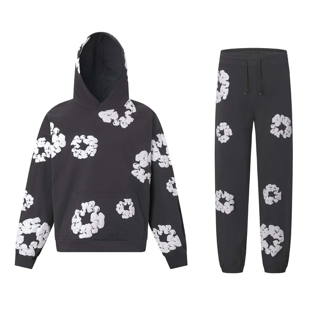 Denim Tears Cotton Hoodie And Sweatpant - DopestKickz