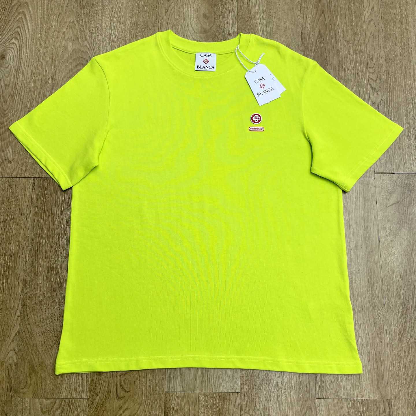 Casablanca Logo-patch Cotton T-shirt   C1079 - DopestKickz