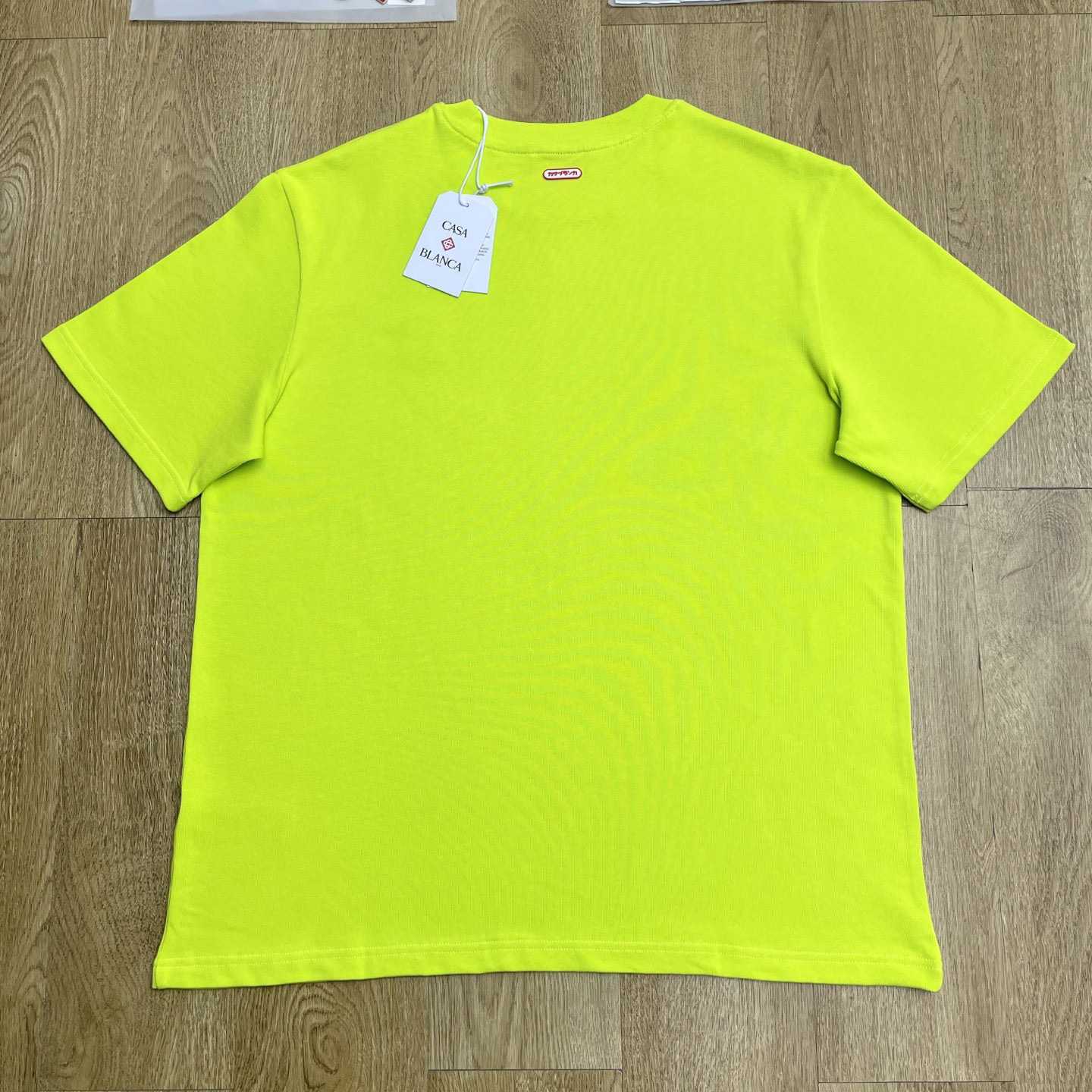 Casablanca Logo-patch Cotton T-shirt   C1079 - DopestKickz