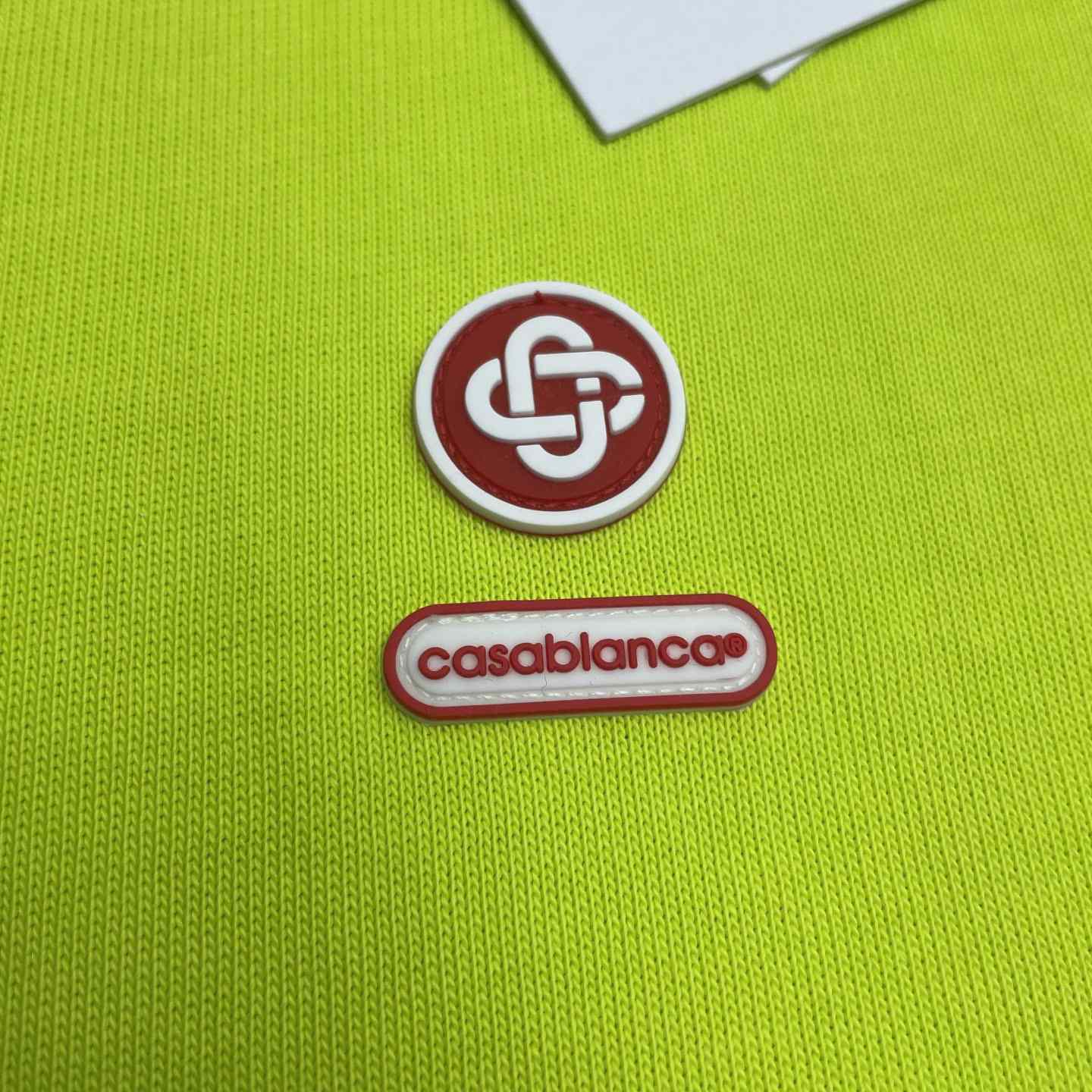 Casablanca Logo-patch Cotton T-shirt   C1079 - DopestKickz