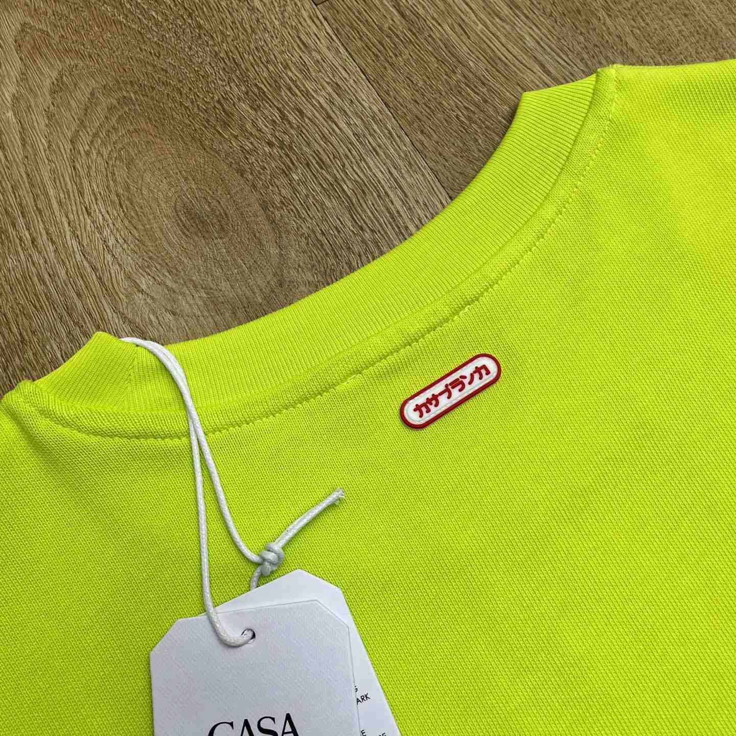 Casablanca Logo-patch Cotton T-shirt   C1079 - DopestKickz