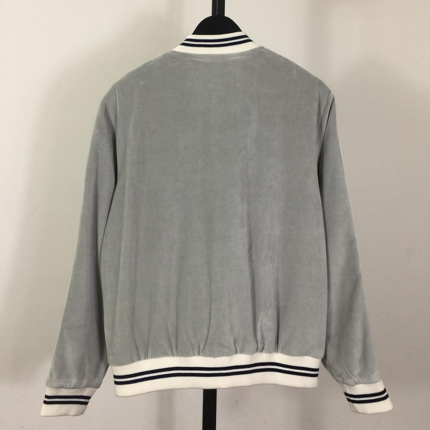 Celine Teddy Tracksuit Jacket In Velvet Jersey - DopestKickz