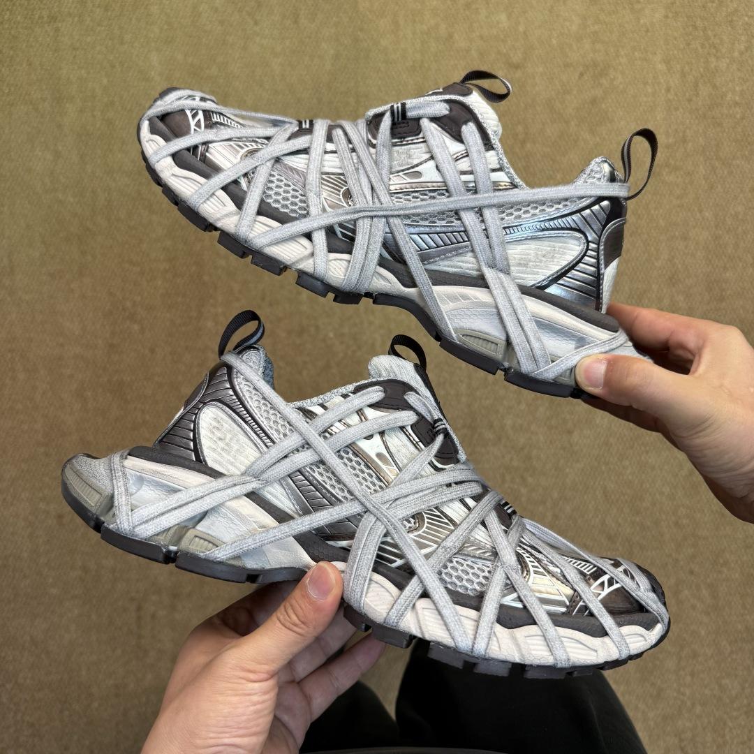 Balenciaga 3XL “Spider-Man” Lace-Up Sneaker – Grey  - DopestKickz