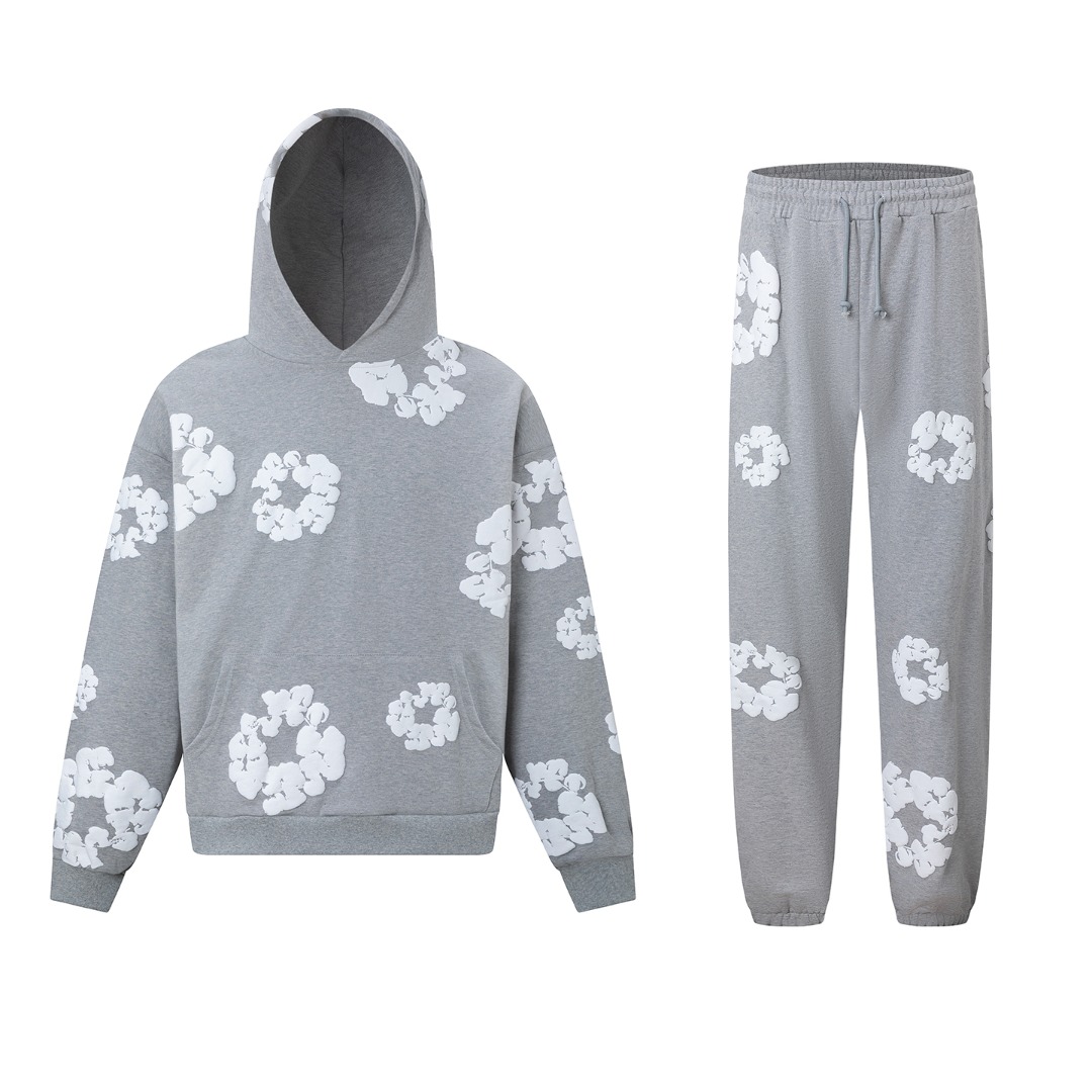 Denim Tears Cotton Hoodie And Sweatpant - DopestKickz