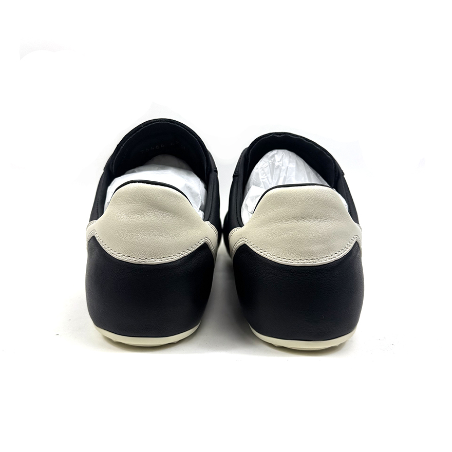 Rick Owens Minimal Sneak Leather Panel Sneakers - DopestKickz