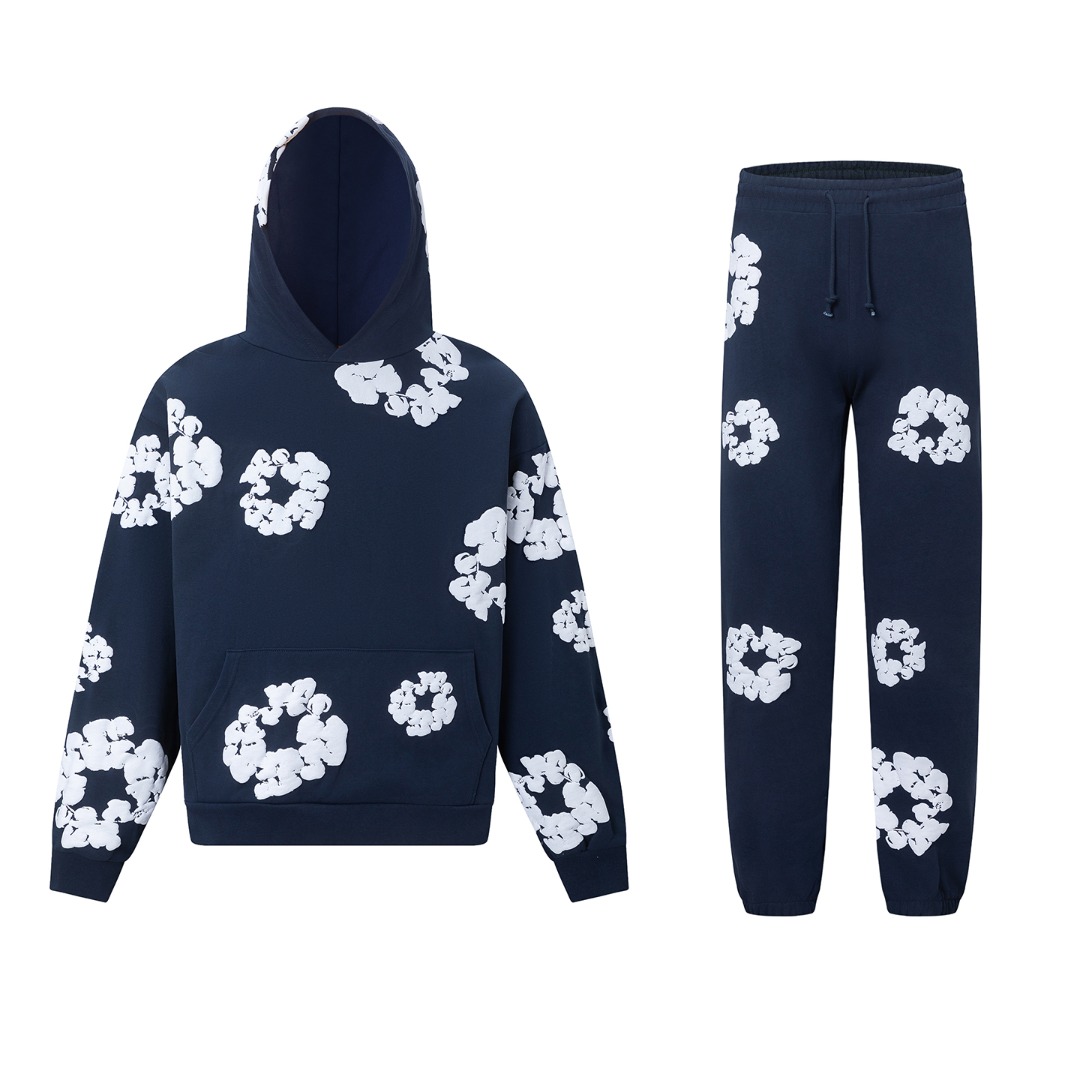 Denim Tears Cotton Hoodie And Sweatpant - DopestKickz