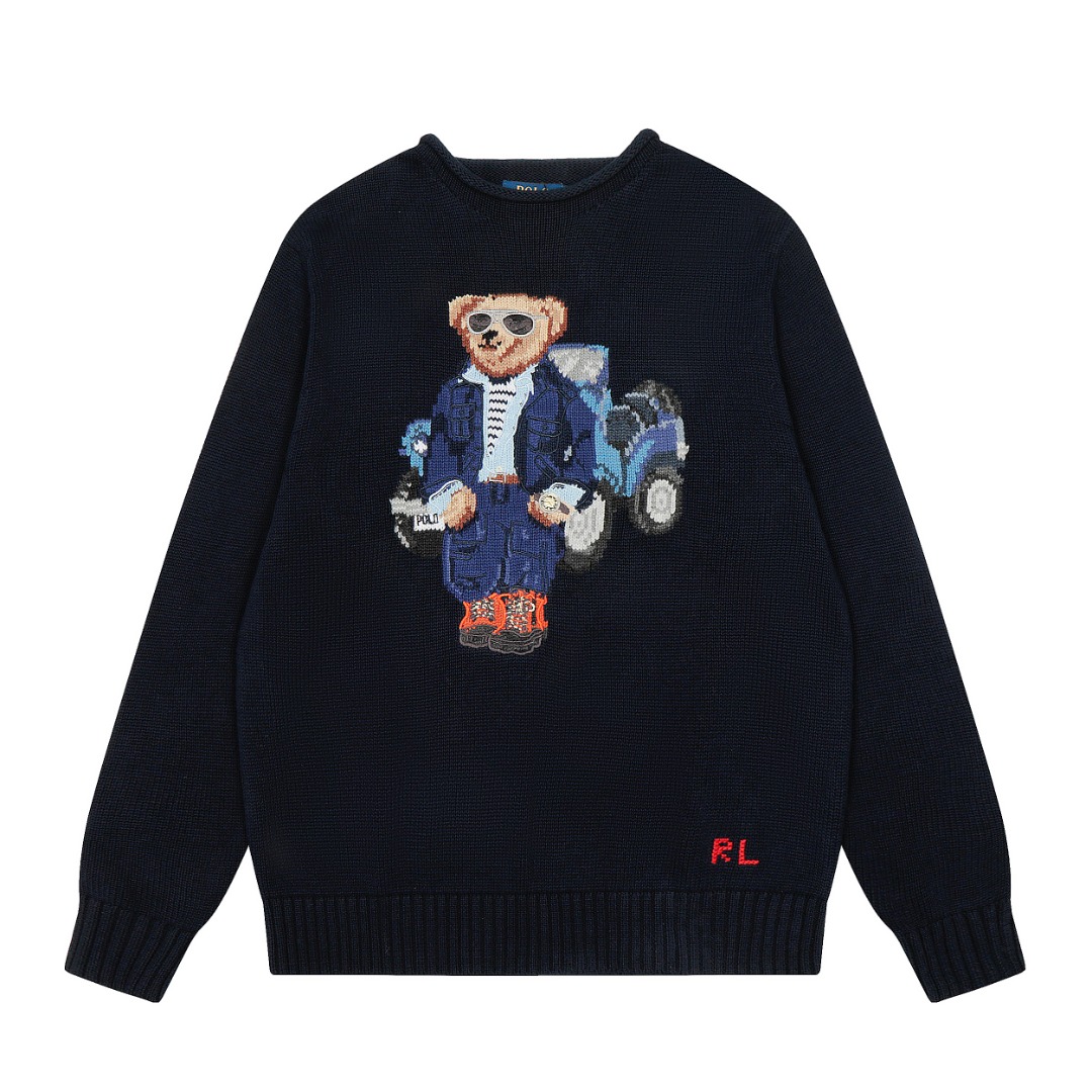 Ralph Lauren Polo Bear Cotton Sweater - DopestKickz