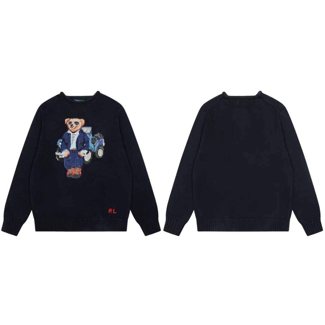 Ralph Lauren Polo Bear Cotton Sweater - DopestKickz