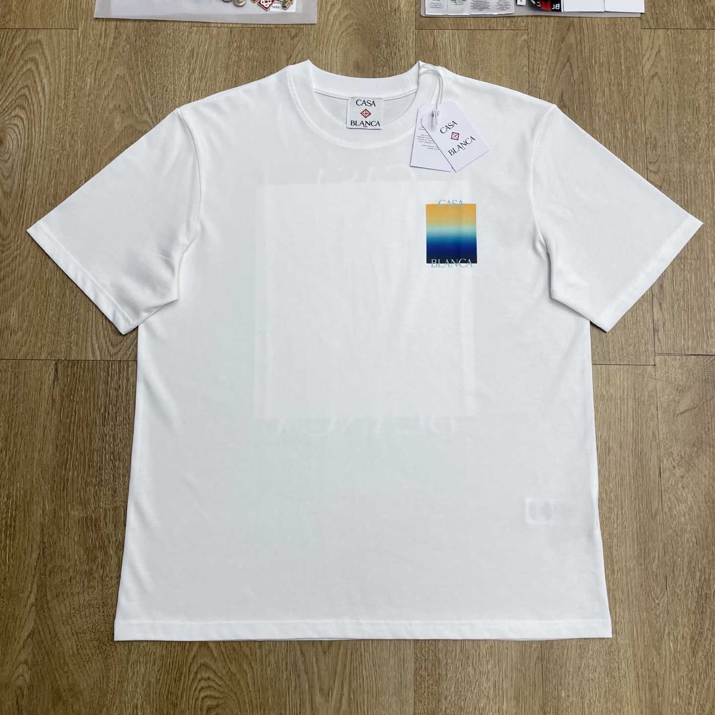 Casablanca Gradient Square Short Sleeve T-Shirt   C1102 - DopestKickz