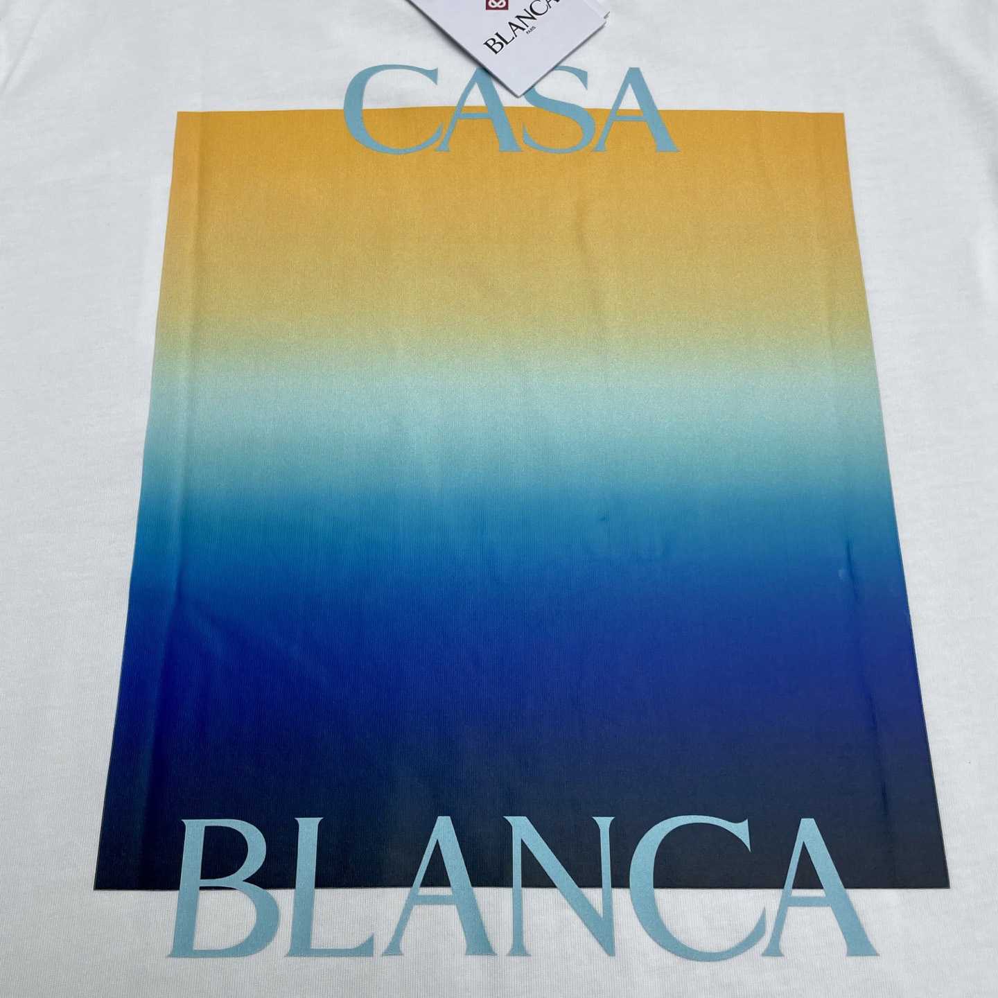 Casablanca Gradient Square Short Sleeve T-Shirt   C1102 - DopestKickz