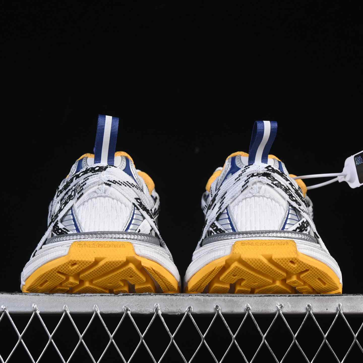  Balenciaga 3XL “White Yellow” Mesh Lace-Up Sneaker - DopestKickz