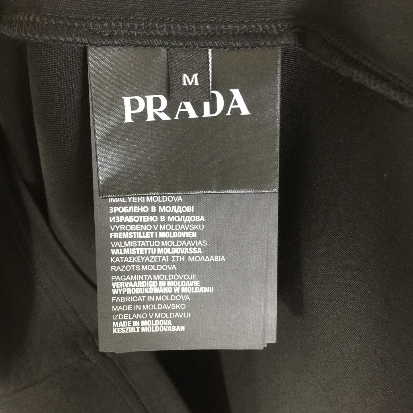Prada Logo Cotton Tee - DopestKickz