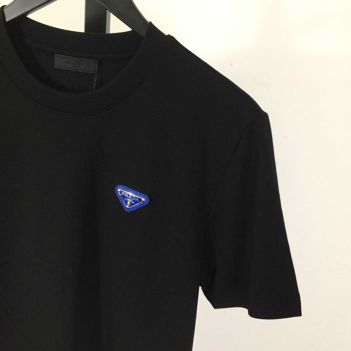 Prada Logo Cotton Tee - DopestKickz