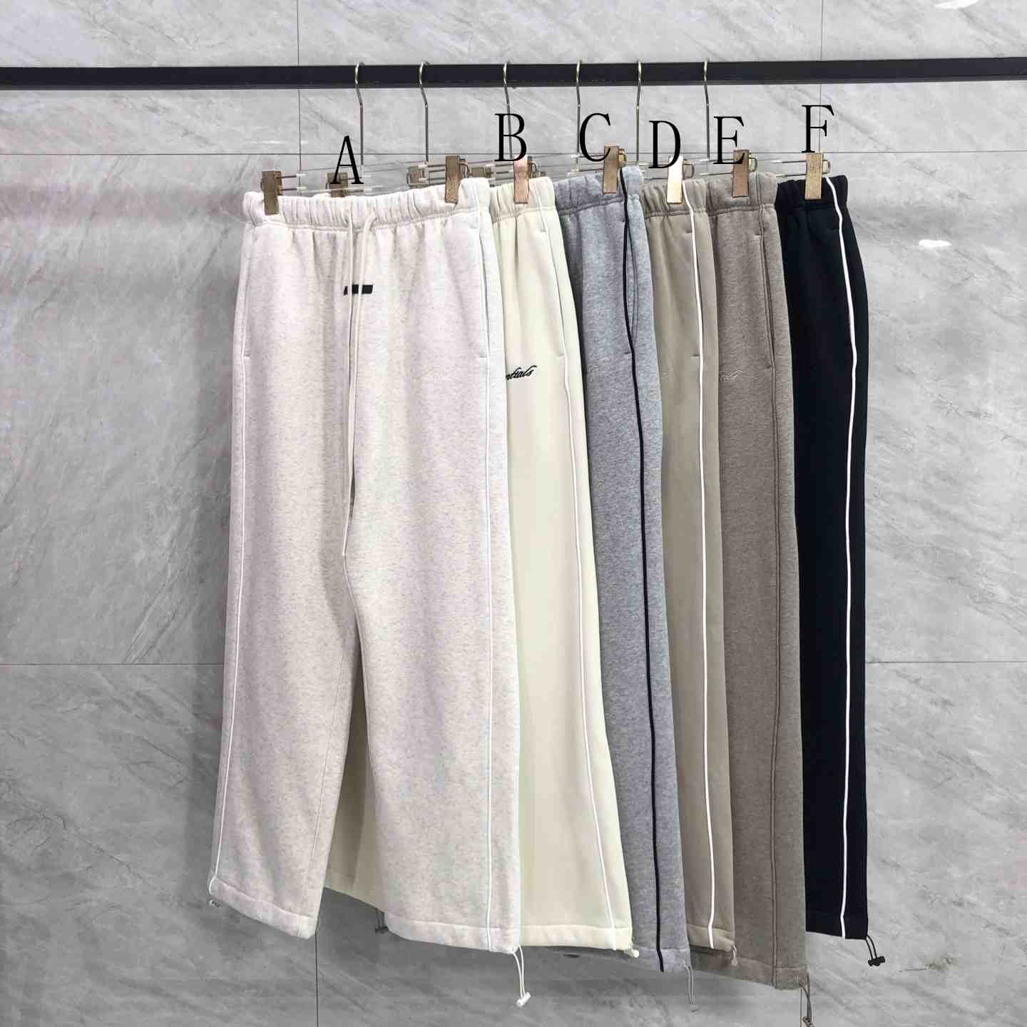Fear of God Essentials Stripe-detail Sweatpants - DopestKickz