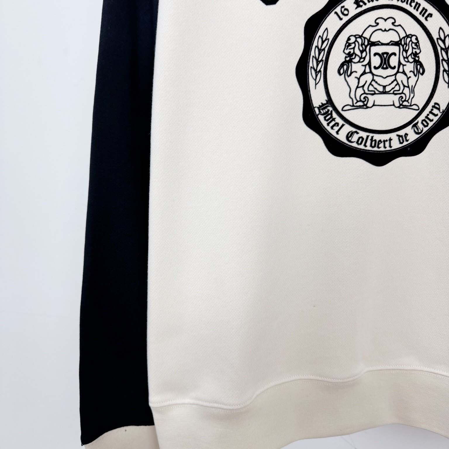 Celine Blason Loose Sweatshirt In Cotton Fleece - DopestKickz