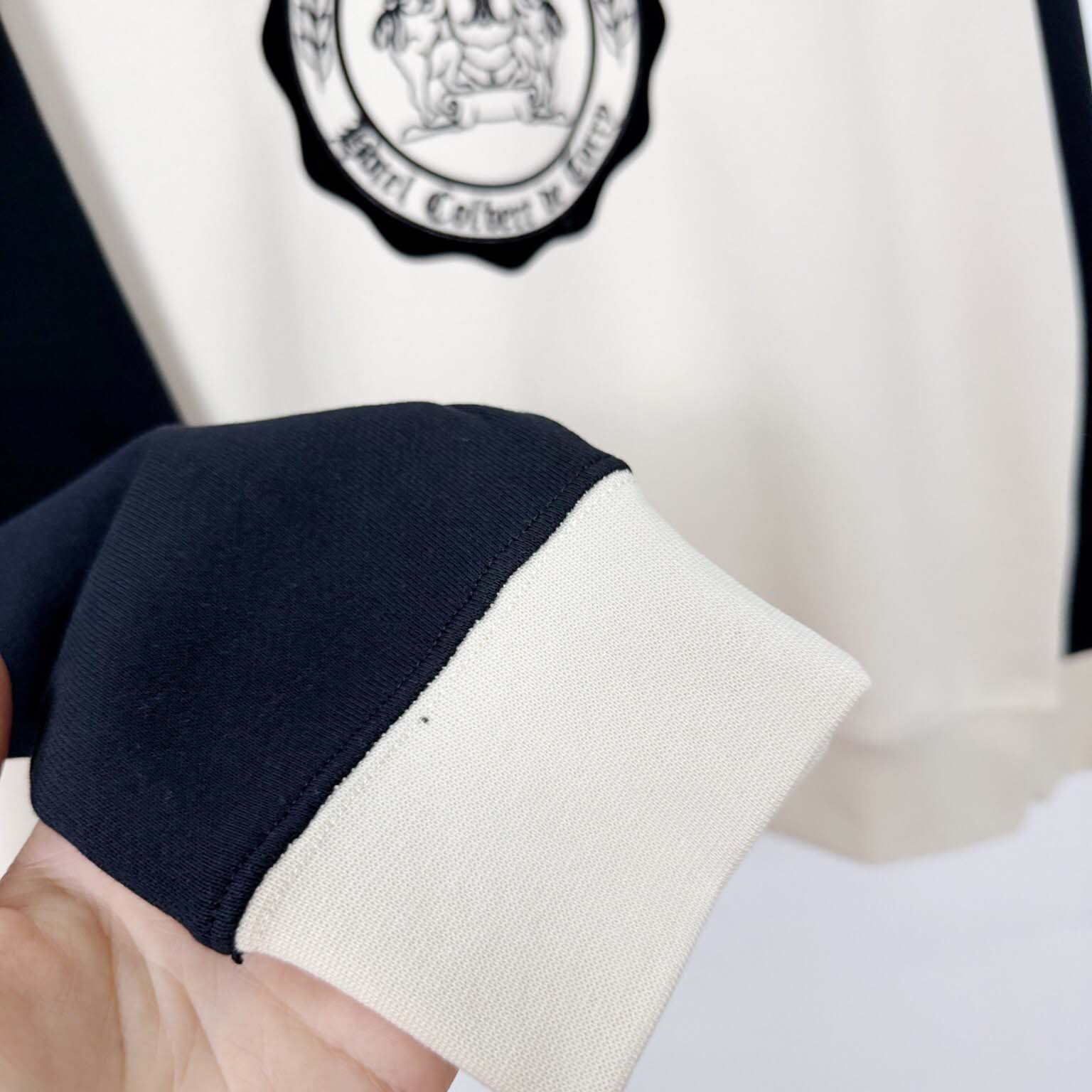 Celine Blason Loose Sweatshirt In Cotton Fleece - DopestKickz