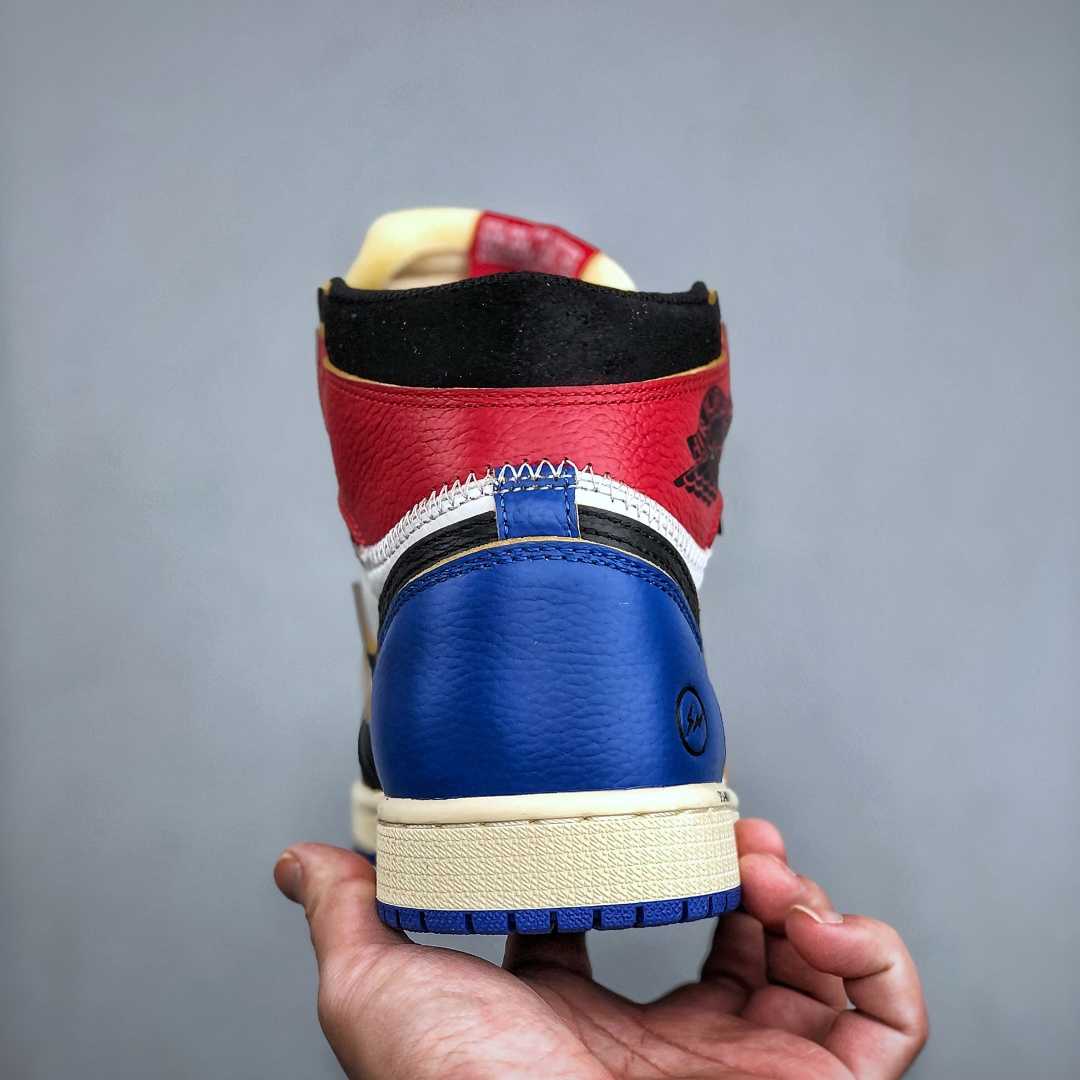 Union LA x Fragment Design x Air Jordan 1 High OG “Black White Blue” IO7847-002 - DopestKickz