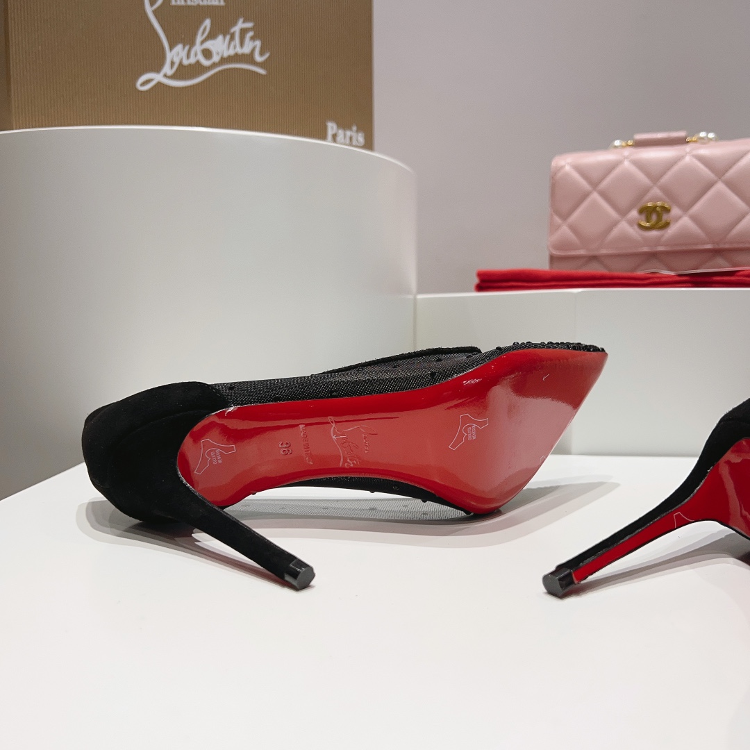 Christian Louboutin Degrastrass Red Carpet 100 mm Pumps - DopestKickz