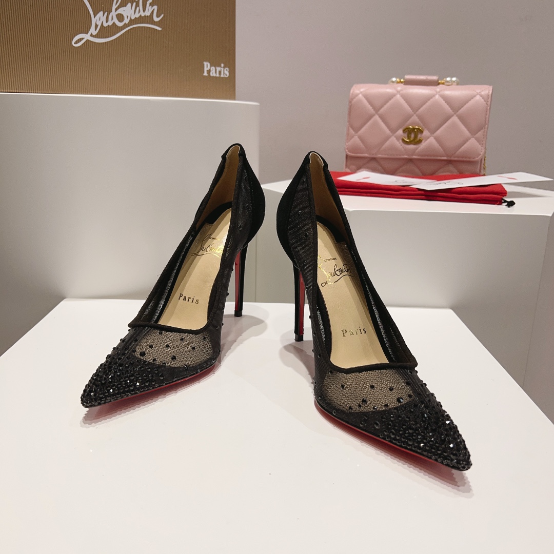 Christian Louboutin Degrastrass Red Carpet 100 mm Pumps - DopestKickz