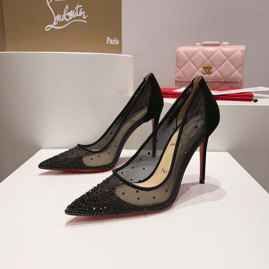 Christian Louboutin Degrastrass Red Carpet 100 mm Pumps - DopestKickz