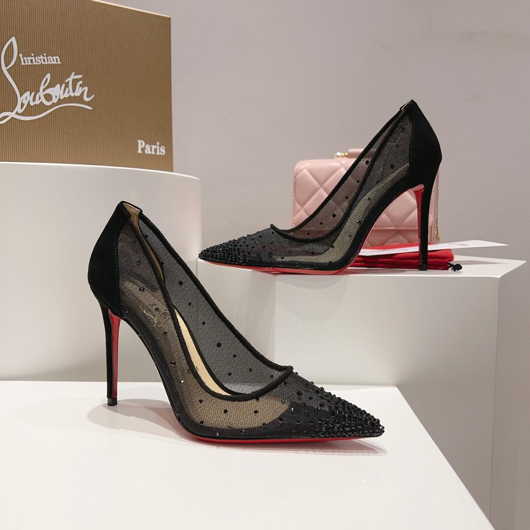 Christian Louboutin Degrastrass Red Carpet 100 mm Pumps - DopestKickz