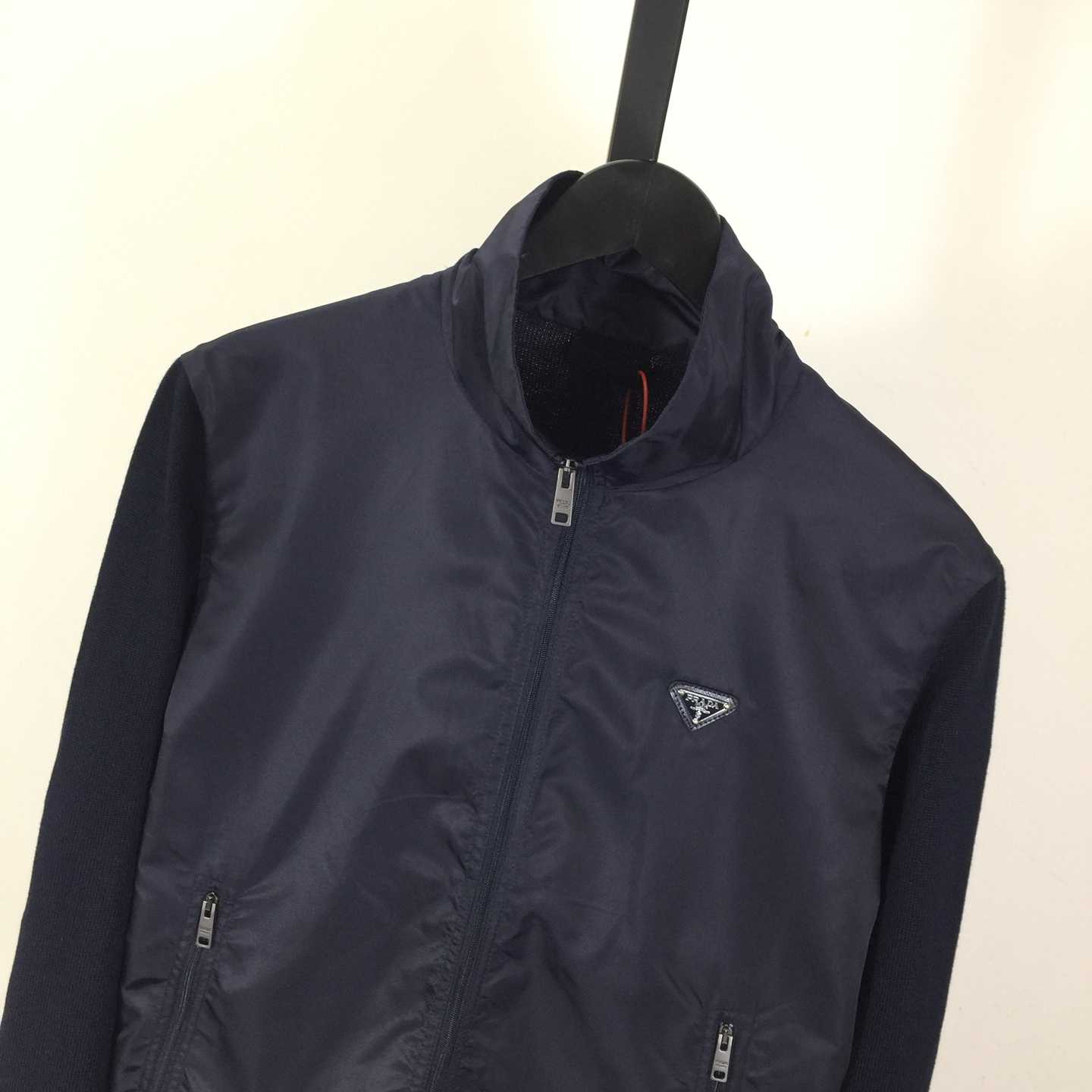 Prada Superfine Wool Zipper Cardigan - DopestKickz